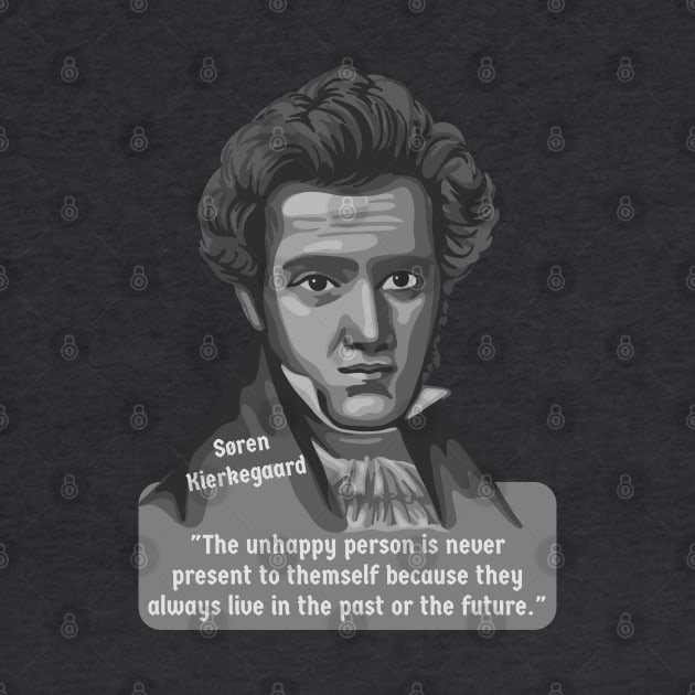 Søren Kierkegaard Portrait and Quote by Slightly Unhinged